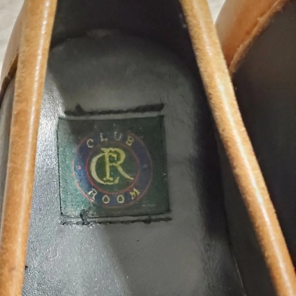 Vintage Tassel Loafers - Club Room Princeton - Size 10M Black / Brown - Picture 6 of 6